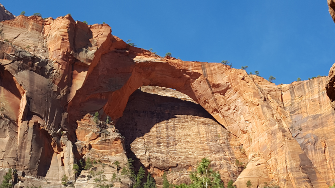 backpacking near Zion, UT