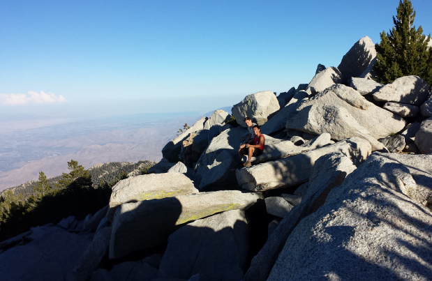 backpacking on Mt. San Jacinto, CA